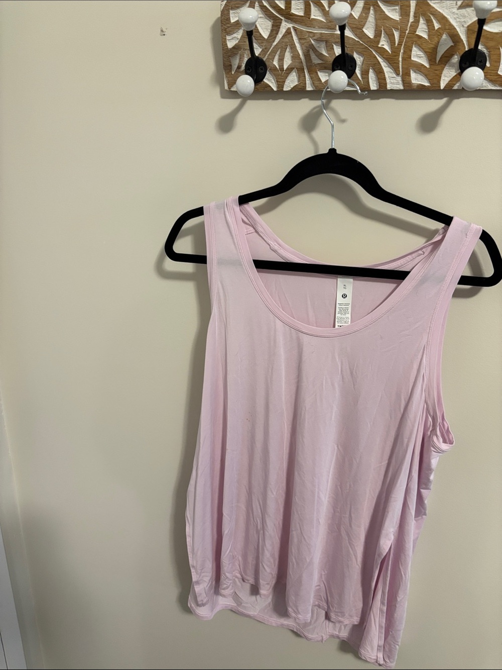 lululemon athletica Pale Pink Scoop Tank